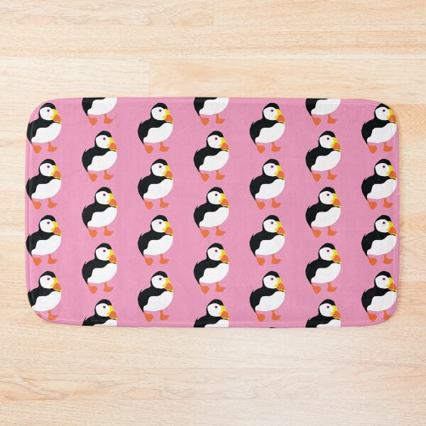 Item preview, Pink puffin print designed and sold by LittleBettyMakes.
