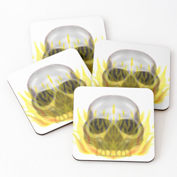 Item preview, flaming skull designed and sold by phoenixhellcat.
