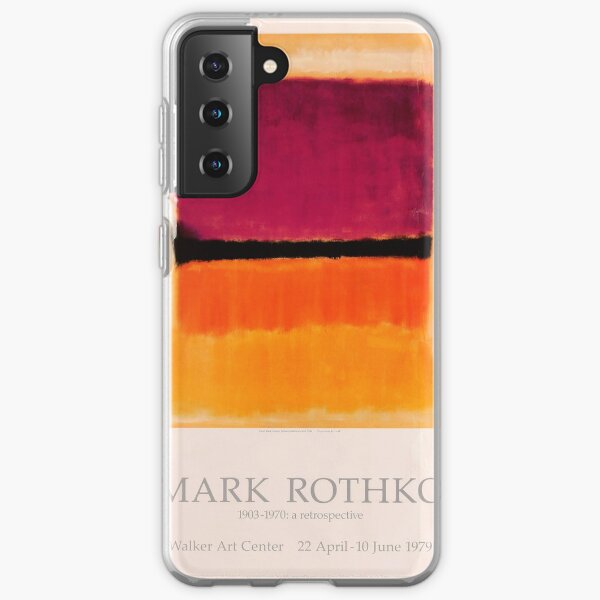 Mark Rothko Exhibition poster 1979 Samsung Galaxy Soft Case