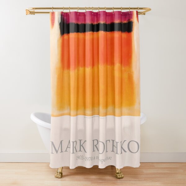 Mark Rothko Exhibition poster 1979 Shower Curtain