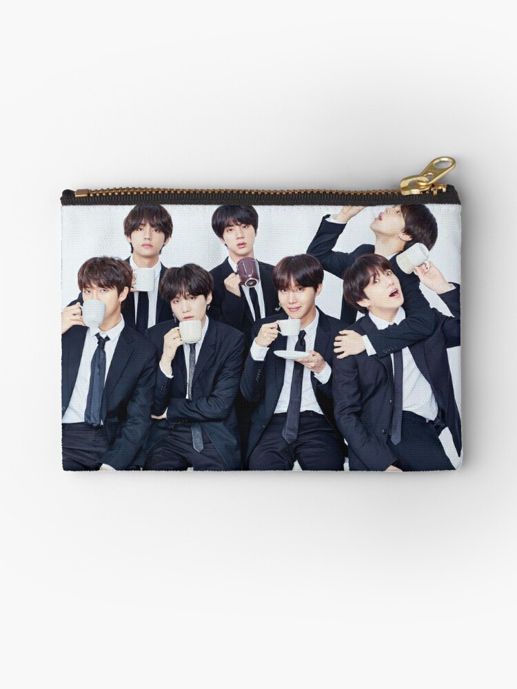 Bts Festa Family Portrait 18 Zipper Pouch By Bts Emporium Redbubble