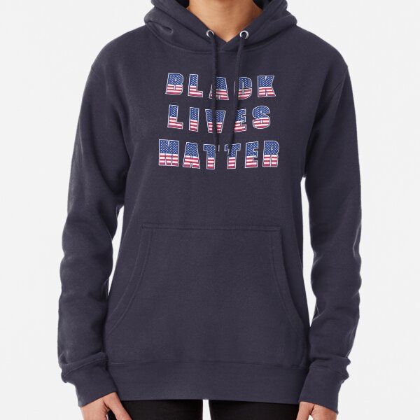 Black Lives Matter With Names Of Victims Sweatshirts Hoodies Redbubble - black and white american flag crop top hoodie roblox