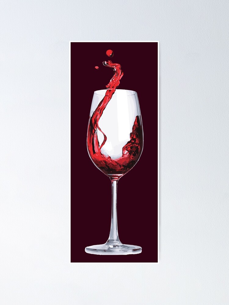 VALENTINE'S WINE GLASSES CUTE GIFTS FOR VALENTINES DAY Poster for Sale by  DreamShop57