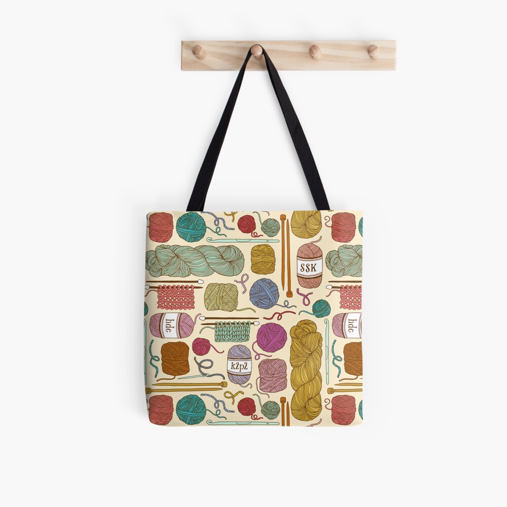 KNIT or CROCHET? Tote Bag