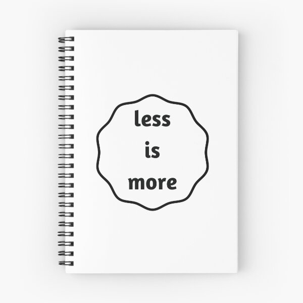 Item preview, less is more designed and sold by Inspirationmotivation.