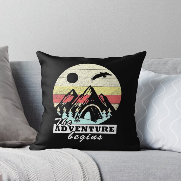 Item preview, adventure camping tents retro vintage gift designed and sold by Kuma518.
