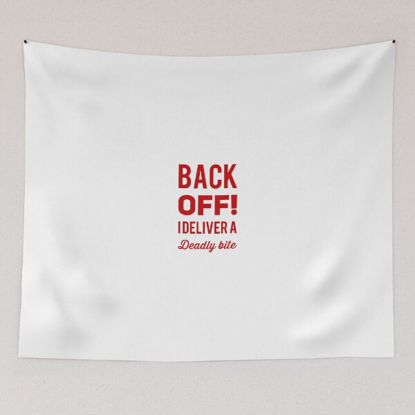 Item preview, Back Off! I Deliver A Deadly Bite designed and sold by OfferHeat.