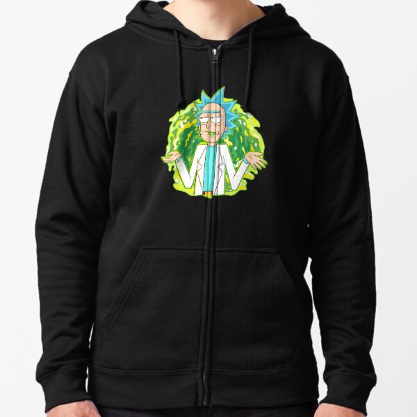 rick sanchez Zipped Hoodie