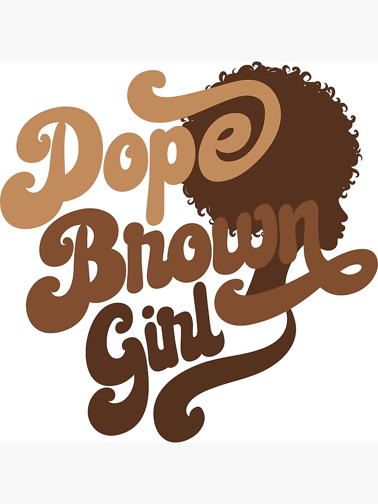 Thumbnail 3 of 3, Art Print, Dope Black Girl designed and sold by Donnierogersart.