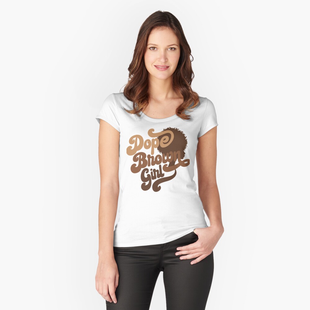 Item preview, Fitted Scoop T-Shirt designed and sold by Donnierogersart.