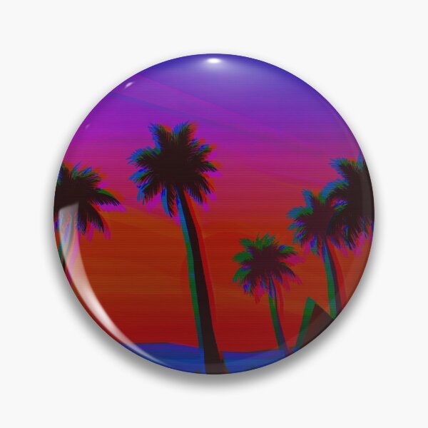 Artikelvorschau, Vaporwave - Miami Beach Palms entworfen und verkauft von Dator-Abstracts.