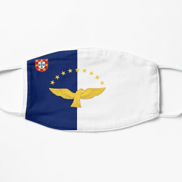 Drapeau des Açores Masque sans plis
