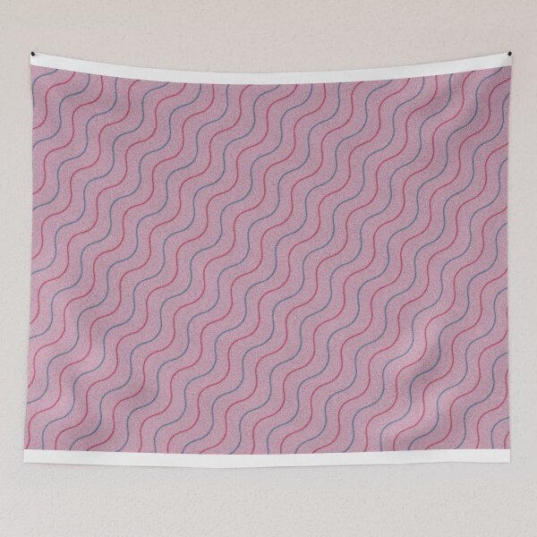 Item preview, Wavy Pink Pattern designed and sold by Poetic Patterns Studio.