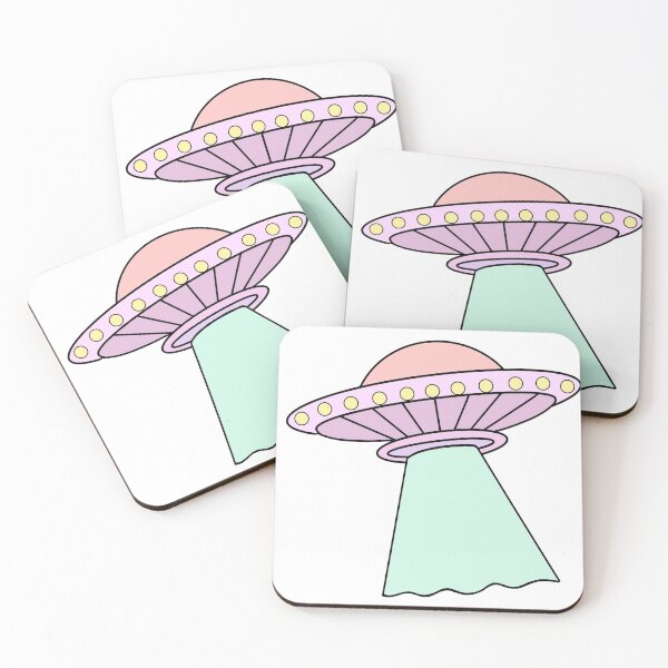 Item preview, Pastel Alien UFO Flying Saucer designed and sold by alainakozyart.