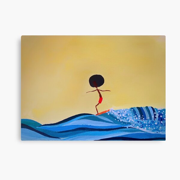 Item preview, Afro surfer by Naia Hammani designed and sold by papayatoast.