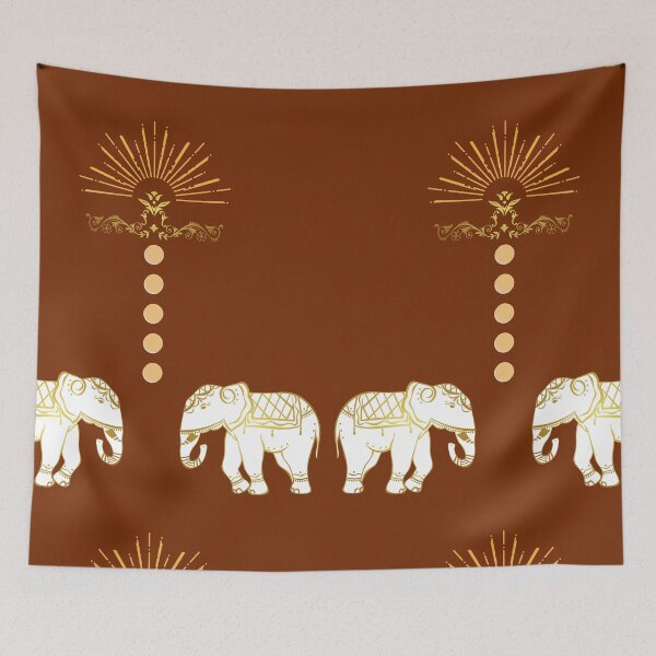 Item preview, White elephant-an Indian design designed and sold by Bhavna111.