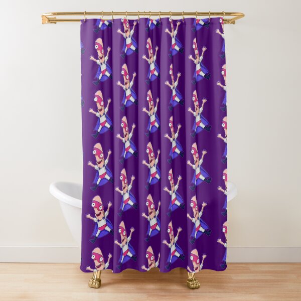 Noob - Noob Rick and Morty Shower Curtain