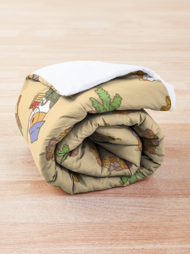 Alternate view of Bubu the Guinea pig, Fall and Pie Comforter