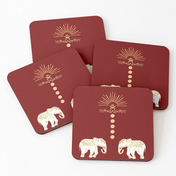 Item preview, White elephant-an Indian design designed and sold by Bhavna111.