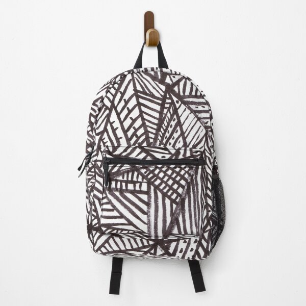 Item preview, Textured black triangles geometric doodle ink pattern designed and sold by Anna Lemos.