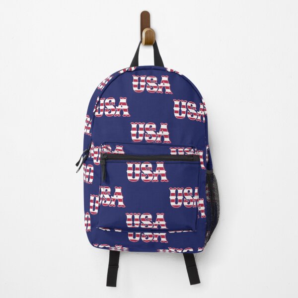 Item preview, Patriotic USA American Flag Backpack designed and sold by KelaEssentials.