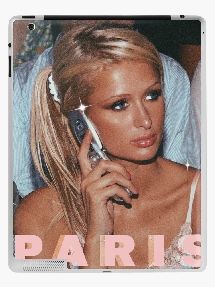 paris hilton 90s aesthetic y2k pink | iPad Case & Skin