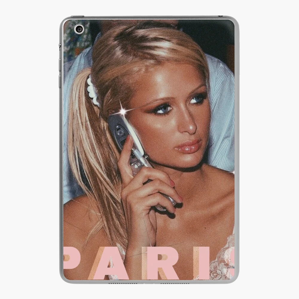 paris hilton 90s aesthetic y2k pink | iPad Case & Skin