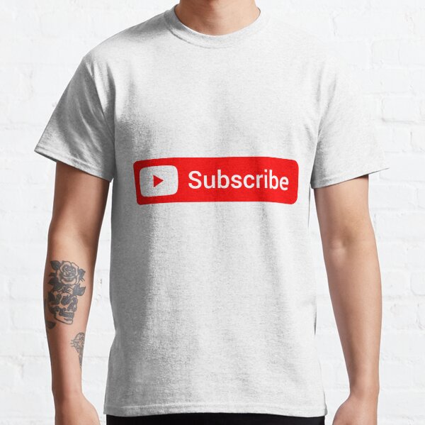 Boutton Subscription Youtube Classic T-Shirt