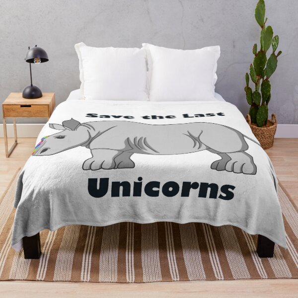 Item preview, Save the Last Unicorns Rainbow Rhino designed and sold by Koalaslifestyle.