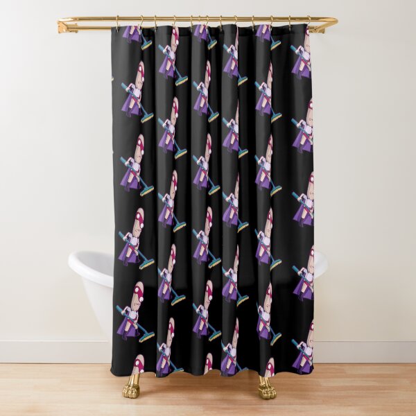 Noob - Noob Rick and Morty Shower Curtain