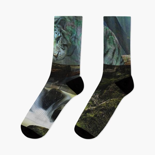 Item preview, Tiger above waterfall designed and sold by Karen Persephone .