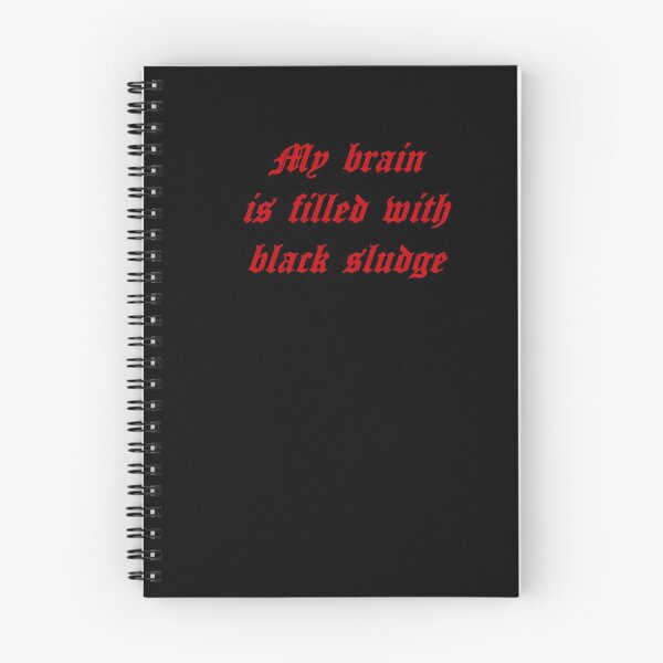 Item preview, My Brain Is Filled With Sludge designed and sold by punkauracrystal.