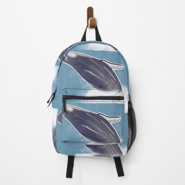 Item preview, Blue Whale Breaching - Cartoon designed and sold by bellamousse design co.
