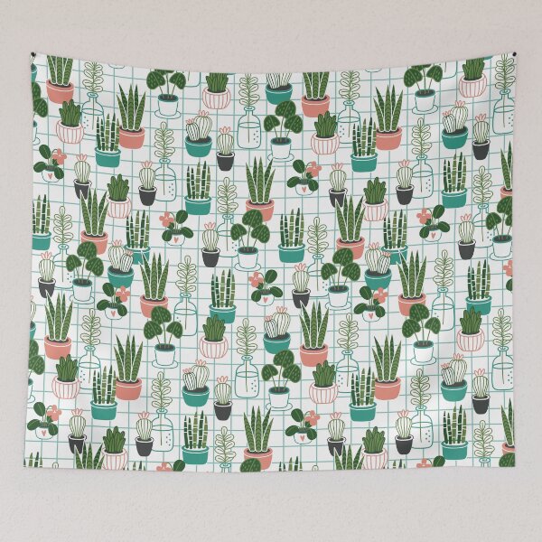Item preview, succulent cactus snake plant urban nature background designed and sold by TheSimpleMan.