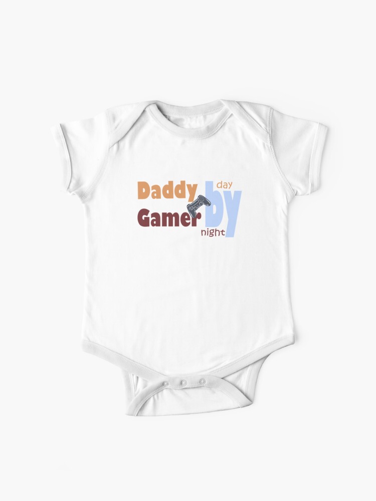 Body Para Bebe El Mejor Regalo Divertido Para Papa Papa De Dia Jugador De Noche Regalos Divertidos De Papa Camisa De Zackjar Redbubble