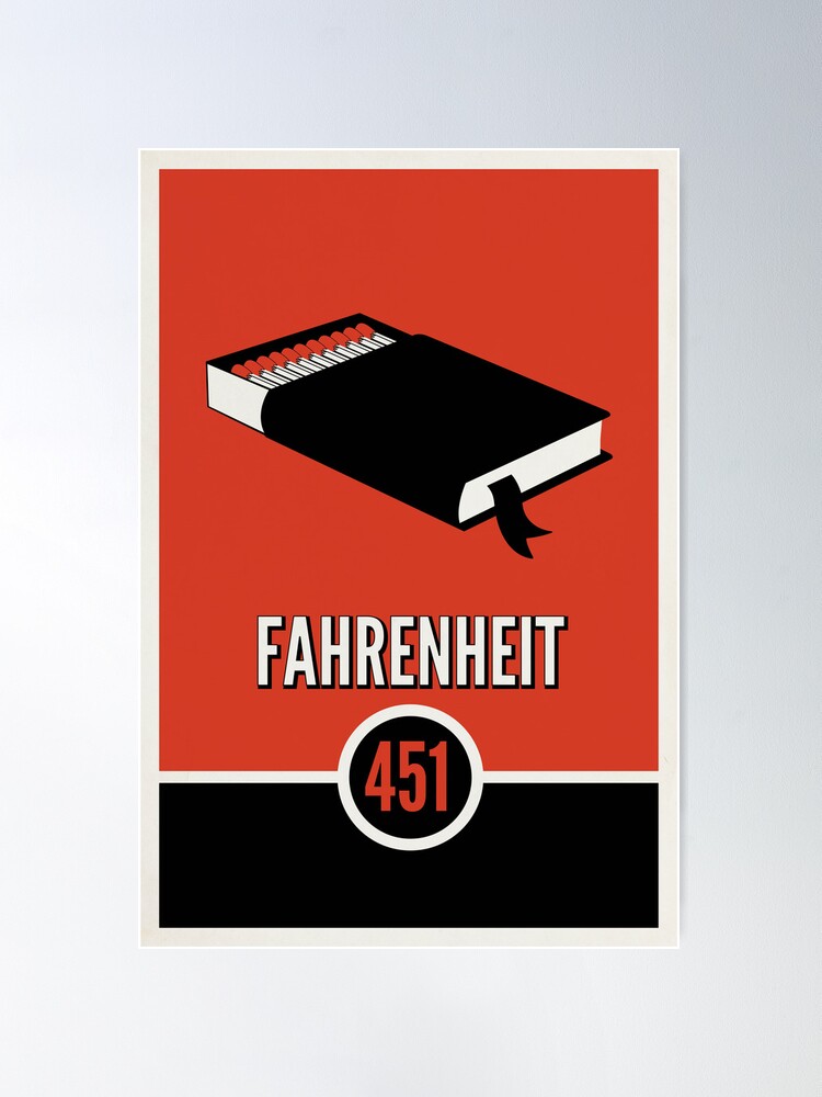 Fahrenheit 451 Poster for Sale by daniellemeliny