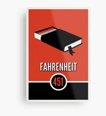 Fahrenheit 451 Metal Print