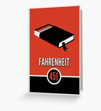 Fahrenheit 451 Greeting Card