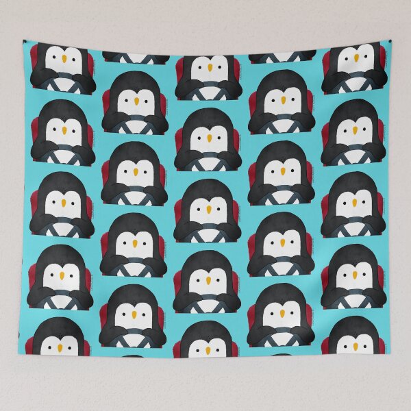 Item preview, Penguin Driving designed and sold by thepenguinsfamily.