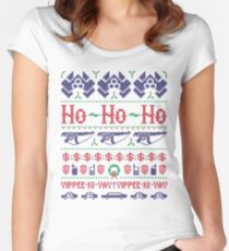 McClane Christmas Sweater Women's Fitted Scoop T-Shirt