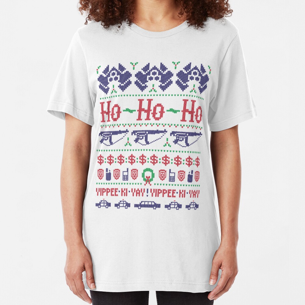 McClane Christmas Sweater Slim Fit T-Shirt