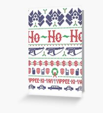 McClane Christmas Sweater Greeting Card