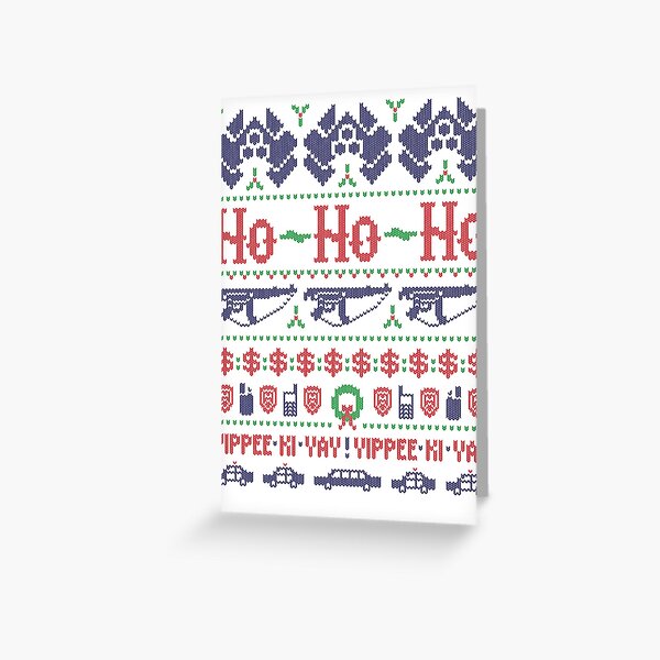 McClane Christmas Sweater Greeting Card