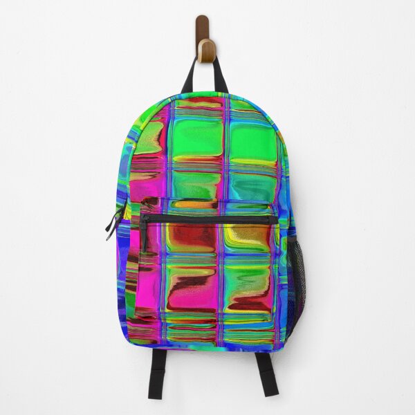 Item preview, Rainbow Stained Glass Checkerboard Pattern designed and sold by Dator-Abstracts.
