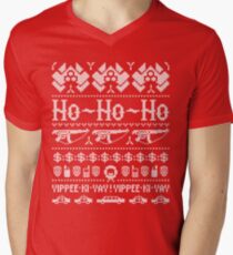 McClane Christmas Sweater White Men's V-Neck T-Shirt