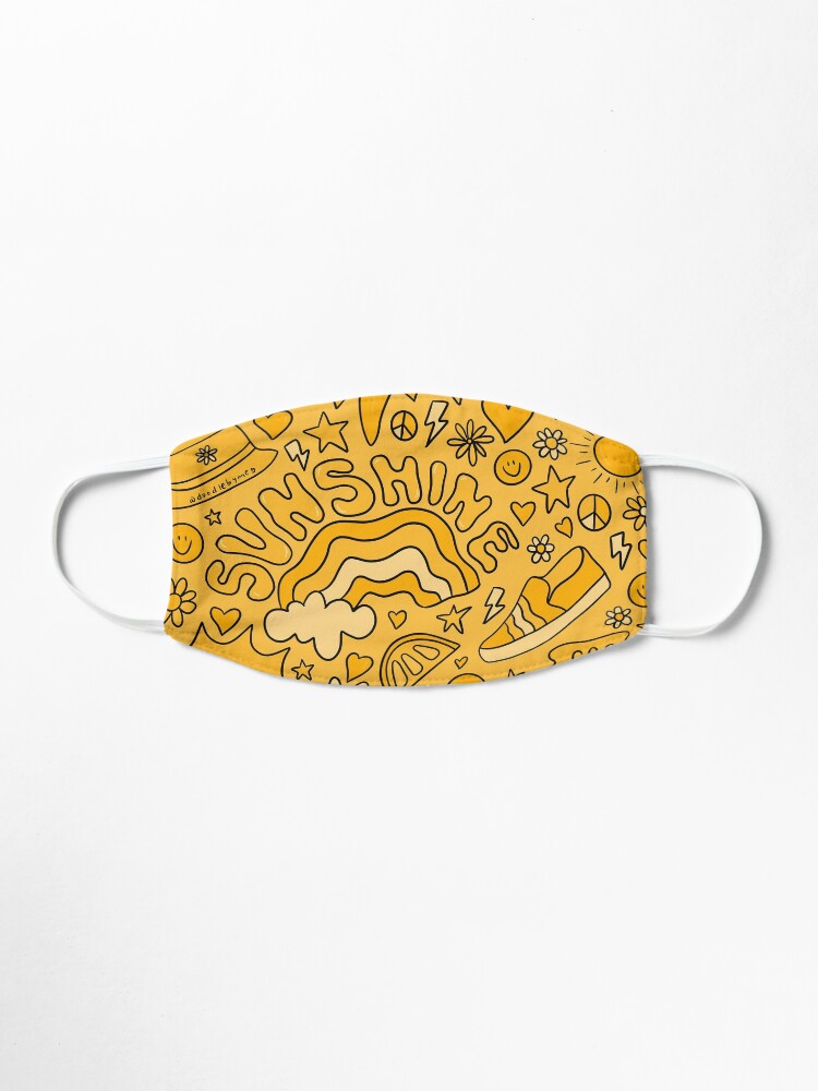 Alternate view of Yellow Print Mask