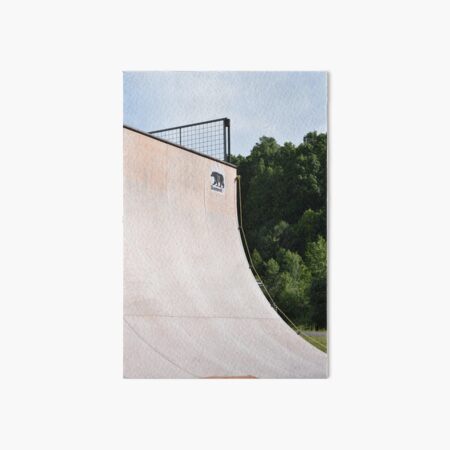 Skateboarder Halfpipe Drop 12X16 Inch Framed Art Print