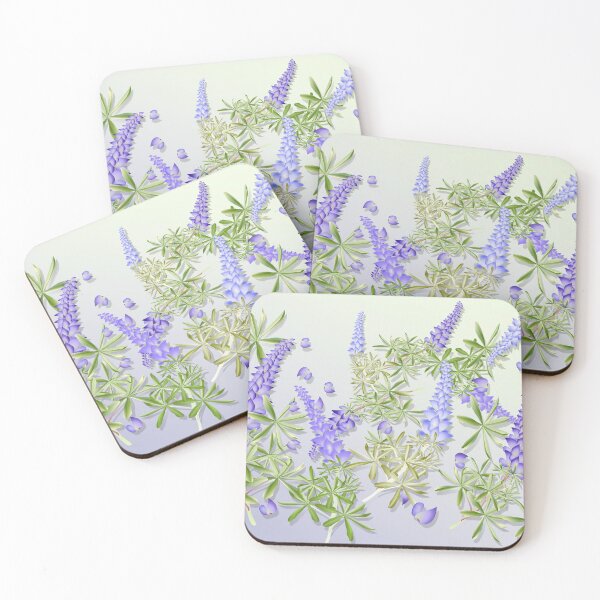 Item preview, Blue Lupines designed and sold by ginkodragon.