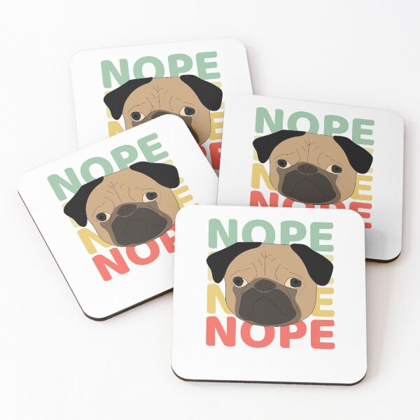 Item preview, Nope Pug Shirt / Pug Gifts / Funny Cute Pugs / Pug Owner Gift / Pug Life / Gift for Pug Lovers / Pug Dog / Lazy Pug Tee  designed and sold by walidsam07.