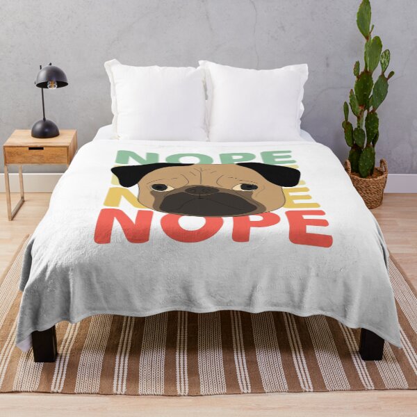 Item preview, Nope Pug Shirt / Pug Gifts / Funny Cute Pugs / Pug Owner Gift / Pug Life / Gift for Pug Lovers / Pug Dog / Lazy Pug Tee  designed and sold by walidsam07.